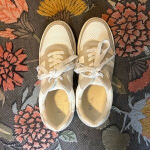 Women's Cream Sneakers